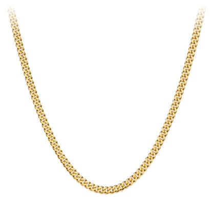 Miami Chain Link Necklace 【3mm/GOLD】